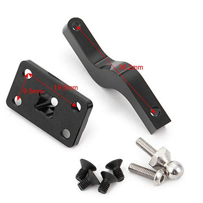 QUE-T Metal Tow Trailer Hitch Shackle Hook for 1/10 RC Crawler Axial SCX10