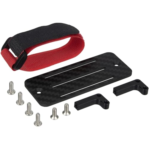 RC Car Carbon Fiber Battery Plate ESC Receiver Mount Battery Tray for 1/10 RC Crawler LCG Chassis GEN2 Axial SCX10 II 90046 90047 86100 Upgrade