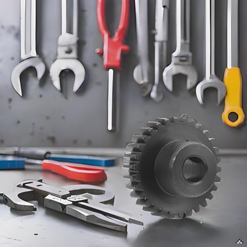 Steel Spur Gear, 0.8 Mod Spur Gear, 30 Tooth Steel Spur Gear Drive, 6mm D Bore, Industrial Hardware Part 4303 1006 0030, with Fine Craftsmanship, for RC Car Truck Gear Drive