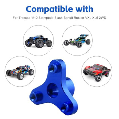Slipper Clutch Eliminator for Traxxas 1/10 Rustler VXL Slash Stampede Bandit XL5 2WD Gearbox Parts (Navy Blue) - color: Navy Blue