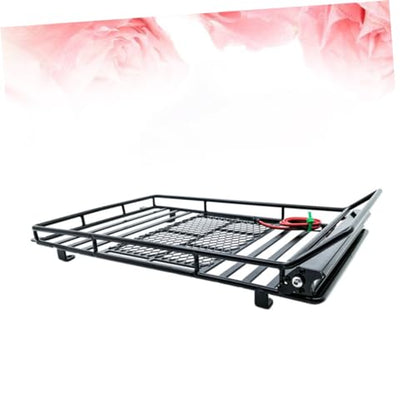 GLEAVI Car Roof Luggage Bracket Light Scale Crawler Cargo Rack and Practical Storage Shelf for Rc Vehicles Fit for Simulation Accessories