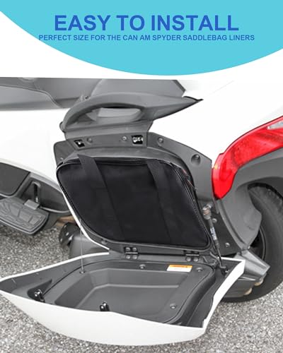 1 Piece Side Saddlebag Cooler Bag, Removable Luggage Pannier Liner Storage Organizer Compatible with Can Am Spyder RT 2010-UP, RT-S 2011-2017, RT-L 2011-UP Accessories