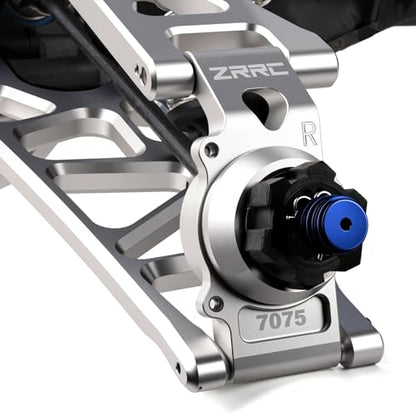 Unbreakable 7075 Aluminum Rear Stub Axle Carriers Rear Hubs for Traxxas X-MAXX 8S, L&R Rear Hub Carrier Upgrade, CNC Alum. Suspension Mount, Replacement for Traxxas 7852X 7752X, Silver Finish - style: Rear Hub