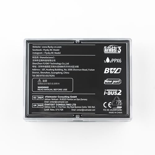 Flysky FGr4D 2.4G 4CH AFHDS 3 Waterproof PPX6 Receiver Dual Antenna | PWM PPM i-BUS2 S.Bus i-Bus Output For Noble NB4 PL18 EL18 Transmitter RC Car Boat