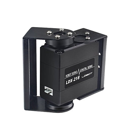 LewanSoul LDX-218 Full Metal Gear Standard Digital Servo with 17kg High Torque Dual Ball Bearing for Robot(Control Angle 180) - size: Control angle 180°