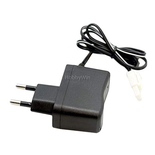 9.6V 250mA EU Charger EL-2P Male Plug P-to-S for NiMH NiCD RC Model Vehicle Battery Pack