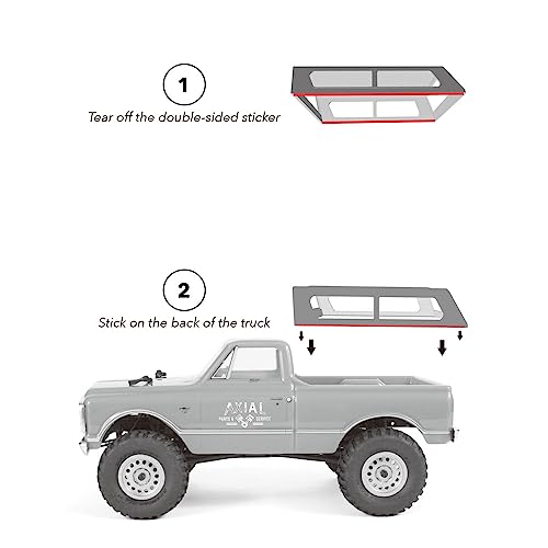 Canopy Topper Upgrade Parts for 1/24 Scale SCX24 C10 RC Crawler Pickup Truck（NO Truck Included）