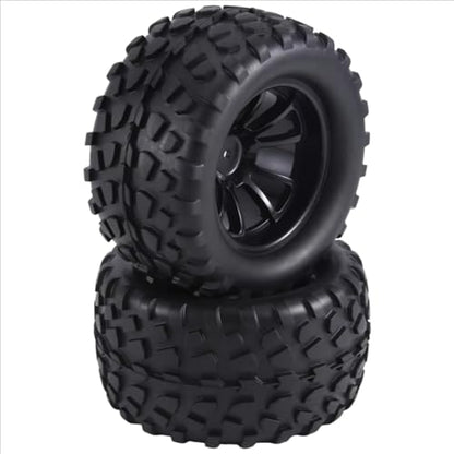 Compatible with Traxxas for Rustler for Stampede for Hoss 2Wd 4X4 for Vxl 1/10 RC Truck Tires Accessori 12Mm Hex Wheels Wheels RC Assortment