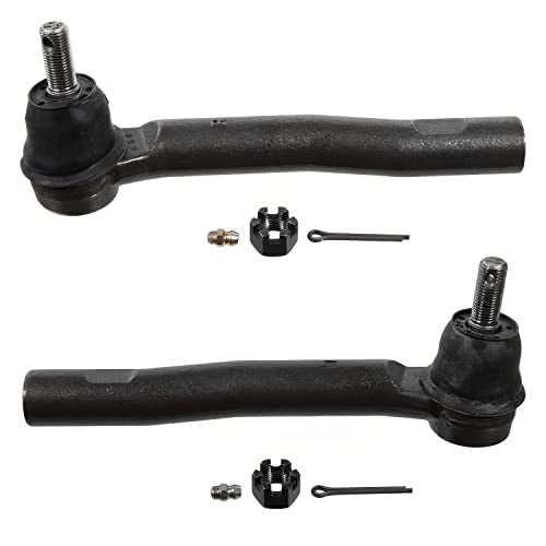 Detroit Axle - Front 4pc Steering Knuckles Kit for 10-15 Lexus RX350 RX450h | 2008-2017 Toyota Highlander, Steering Knuckles & Wheel Bearing Hubs Outer Tie Rods 2009 2010 2011 2012 2013 2014 2015 2016 - size: 4SU50508/Kit