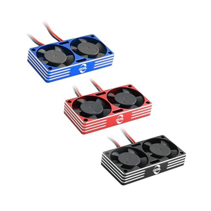RC Motor Cooling Fan Replacement for 1:8 1:10 1:7 ESC Crawler Car, Black