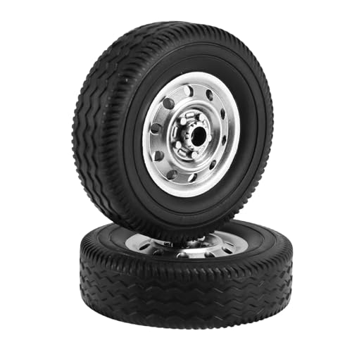 Compatible with WPL D12 1/10 RC Truck Car DIY Upgrade Spare Parts Accessories 4Pcs Wheel Tire Tyre RC Assortment