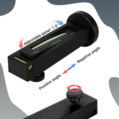 Ziopetru 1 Pack Magnetic Camber Gauge, Wheel Alignment Tool for Automotive | Aluminum alloy body, magnetic base. -5 to 5 deg range. Measures caster/camber. Durable for pro shop use. - size: Aluminum Alloy
