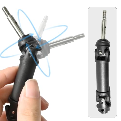 Extreme-Duty Rear Driveshaft Assembly for Traxxas 1/10 Drag Slash - Fits Chevrolet C10 / Ford Mustang (Models 94076-4, 24254-8, 94376-74, 94346-74) - Direct Replacement for OEM 9450