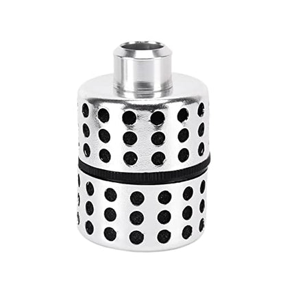 RC Air Filter Aluminum Alloy High Performance Durable Easy Install Air Filter for 1/8 Nitro Power Engine Black 56.2mm 37.5mm 16.5mm 13.5mm 12mm 10mm