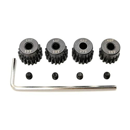 48P Pinion Gear Set 16T 17T 18T 19T 3.175mm 48 Pitch Pinion Gear Set 1/10 RC