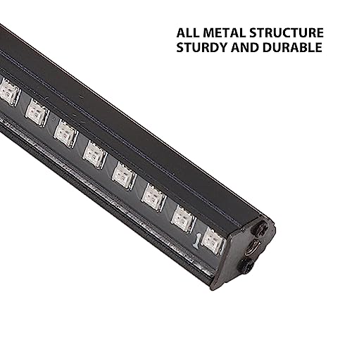RC Bar Roof LED Lamp Kit, 16 LED RGB RC Light Bar Spotlight Headlights 8 Lighting Effects Roof Lights RC Light Upgrade Parts 1/18 RC Crawler Car Upgrade Parts for Traxxas