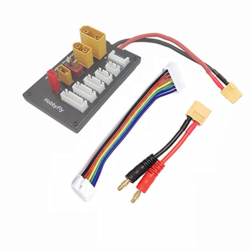 XT30 XT60 XT90 JST T Connector Lipo Battery Charger Board 2-6S Parallel Balance Charging Board for Imax B6 B6AC IDST Q6 Lite Balance Charger