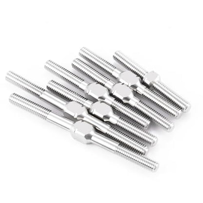 7PCS RC Titanium Turnbuckles Set Complete Turnbuckles Camber Link Toe Link Set for 1/10 Team Associated RC10CC RC Car Upgrades Parts Accessories