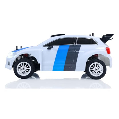 1/10 70KM/H RC Brushless 4 * 4 Rally Car Radio Control Electric Racing Car 60A ESC Triple Differentials Metal Gear Servo Hobby Grade Model for Adult