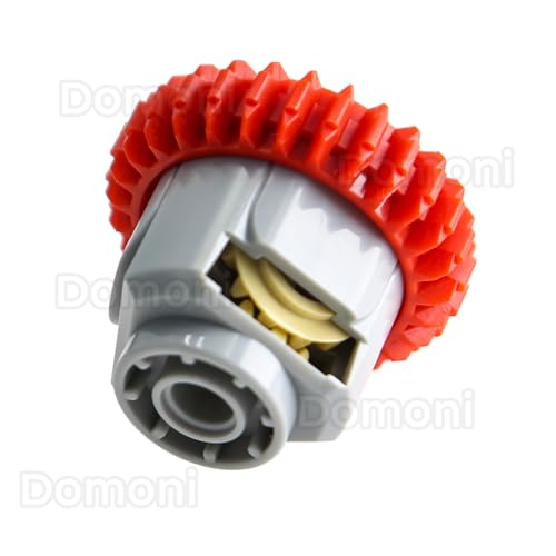 Domoni Technical Differential Gear-28 Teeth Round Axle Building Blocks | Compatible with Major Brands Sets, Suitable for Cars, Robots, and other MOC Projects