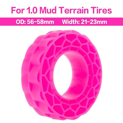 MEUS RACING Super Soft Silicone Rubber Inserts for 56-58mm 1.0" Tires (Super Soft) - color: Super Soft