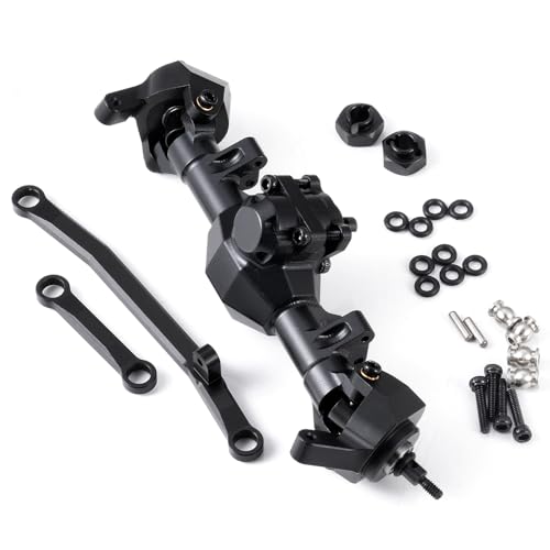 MOHERO SCX24 Front Axles for Axial SCX24 Deadbolt Bronco JLU C10 Gladiator Base Camp Power Wagon 1/24 RC Crawler Car Upgrade Parts - color: Standard - Front Axle