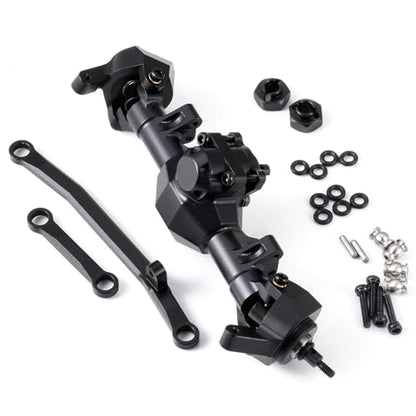 MOHERO SCX24 Front Axles for Axial SCX24 Deadbolt Bronco JLU C10 Gladiator Base Camp Power Wagon 1/24 RC Crawler Car Upgrade Parts - color: Standard - Front Axle