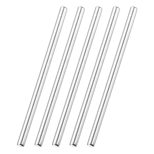 MECCANIXITY 60 Pack Dowel Pin Wheel, 2x25mm Steel Hex Wheel Hub Nut Pin Replacement for DIY RC Car Truck Boat Helicopter Model Part, Silver - size: 2x25mm