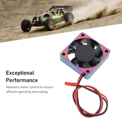 RC Motor ESC Cooling Fan Aluminum Alloy Metal 14000RPM 4010 RC Motor Heatsink Cooling Fan for Replacement High Performance Heat Dissipation Solution for RC Motors and