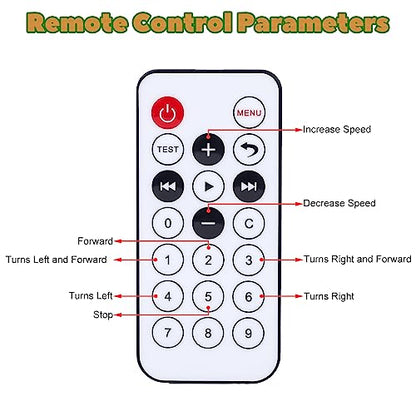 MiOYOOW DIY Remote Control Car Kit, Soldering Practice Kit for School | Move Forward/Backward, Turn, Stop, Adjustable Speed, Robot Car Soldering Kit, STEM Electronics Project for Students - color: Remote Control Car Kit