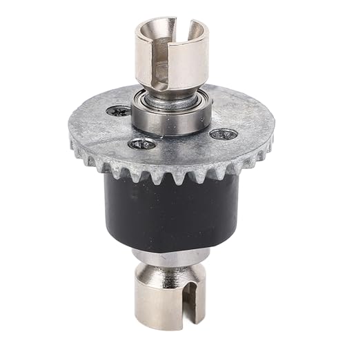 RC Car Differential Gear, RC Parts for 124008 | High Strength Iron Zinc Alloy,Stable Steering Control Differential Diff Gear ,Enhanced Driving Experience