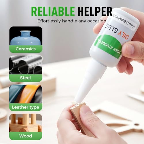 Welding High Strength Oily Glue, Oily Welding Super Glue for Metal, High-Temperature Resistant Strong Oily Glue for Plastic Repair, Multi-Surface Universal Oily Super Glue for Household Repair (1PCS) - color: 1PCS