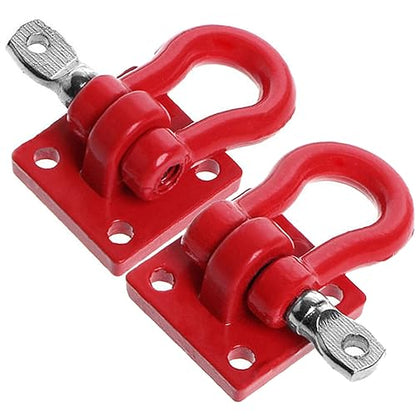 Metal RC Crawler Trailer Tow Hook Hooks Buckle Winch Shackles RC Decorations Accessories & 1/10 Scale RC Rock Crawler Simulation Decoration Accessory Plastic Mini Fuel Tank