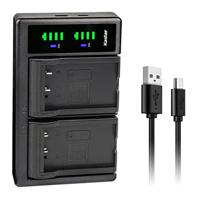 Kastar LTD2 USB Battery Charger Replacement for Fujifilm NP-120, NP-120B, FNP120, Toshiba NP-120, PX1657, PENTAX D-LI7, RICOH DB-43, CONTAX BP-1500S, KYOCER BP-1500S Battery - size: 1 Charger