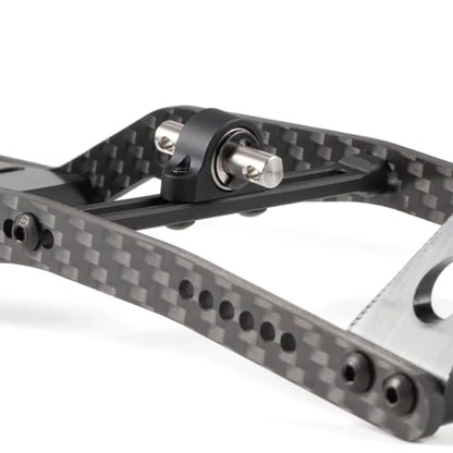 Aluminum Adjustable Carrier Bearing 70mm Width for 1/10 RC Rock Crawler 1.9 2.2 Shafty Comp Rigs Build (Gray) - color: Gray