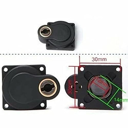 Electric E-Start Backplate Roto Starter 11011 for 1/10 RC 16 18 Nitro Engine (Black)