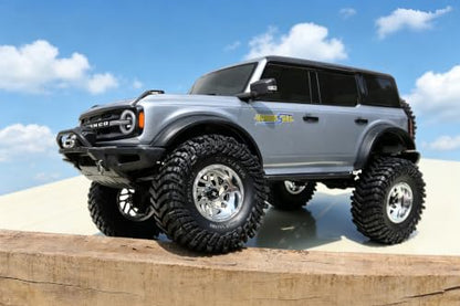 2.2 Beadlock Wheels 4-Pack For 1/10 RC Crawler SCX10 TRX4 Capra | -11mm negative offset,40mm wide aluminum wheel silver color rims with 12mm hex hub,for 1/10 RC crawler vehicles Upgrades - color: Silver