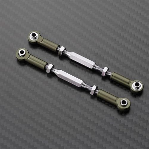 RC Links Linkage for TRAXXAS for Slash 4x4 1/10 rc Cars Part Aluminum Alloy Stronger Steering Link Rod Linkage Tie(Dark Blue) - color: Dark Blue