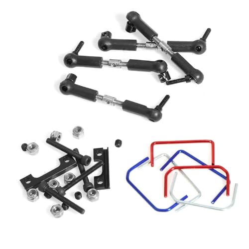 RC Upgrade Parts for Traxxas 1/16 for Slash for E-Revo Front and Rear Wide Sway Bar Anti Roll Bar Kit RC Car Upgrade Parts Accessories