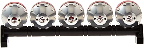 Yeah Racing 1/10 Aluminum Roof 5 White LED Light Set Red for RC Truck Crawler #YA-0370RD
