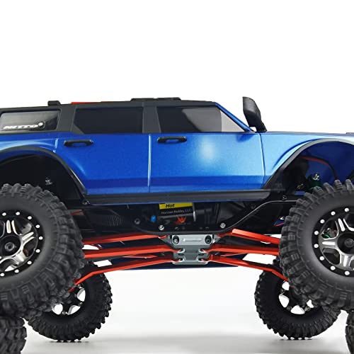 MORLORDY Aluminum RC Skid Plate Chassis Protector for Axial SCX24, Black | 1/24 RC Crawler Car Bronco Gladiator Deadbolt JLU C10 Upgrades Parts