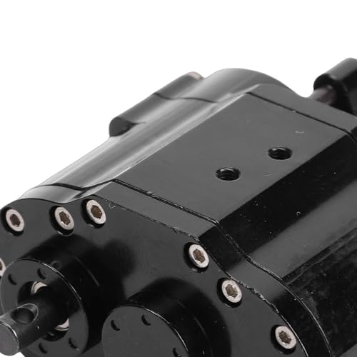 GOWENIC SCX10 D90 Alloy 1/10 Scale RC Crawler Dual Speed Transmission Box/Cover 2 Speeds Gearbox High Torsion Climbing City Mountain Terrain Wide Wheelbase Design