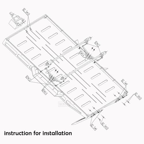 RC Trailer for 1/8 1/10 RC Crawler TRX4 TRX6 Redca t Scout II Gen8 Tamiya Scx10 II D90 Wraith,Aluminum RC Heavy Duty Truck and RC Rock Cars Trailer with RC Trailer Hook Coupler,Titanium - color: (Aluminum Rc Trailer) - Titanium