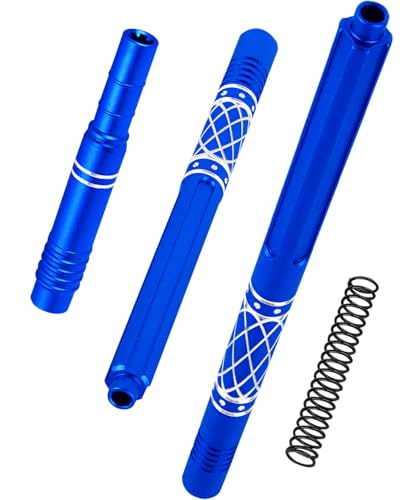 Upgrades Part Aluminum Center Slider Driveshafts Center Drive Shaft for 1/10 Kraton&Outcast 4X4 4S V2 BLX,Axles CVD Hops Up(Navy Blue) - color: Blue(for 1/10)