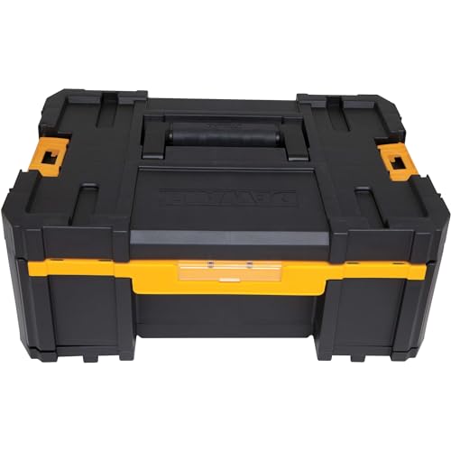 DEWALT Tool Organizer, TSTAK III, Single Deep Drawer, Heavy Duty Latches, Removable Compartments for Small Tools and Accessories (DWST17803) (Pack of 4) - size: One Size (Single Pack) (Pack of 4)