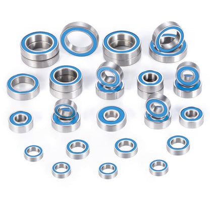 30pcs Rubber Sealed Bearing Kit for Losi Lasernut U4 Tenacity DB | Pro Tenacity MT/SCT/Truggy RC Car Upgrade Parts Precision Bearings