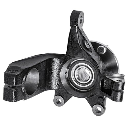 Detroit Axle - Front Right Steering Knuckle Kit for 06-11 Ford Focus w/Auto | Trans., Passenger Side CV Axle Shaft Steering Knuckle & Wheel Bearing Hub 2006 2007 2008 2009 2010 2011 Replacement - size: 2UX47687/Pair