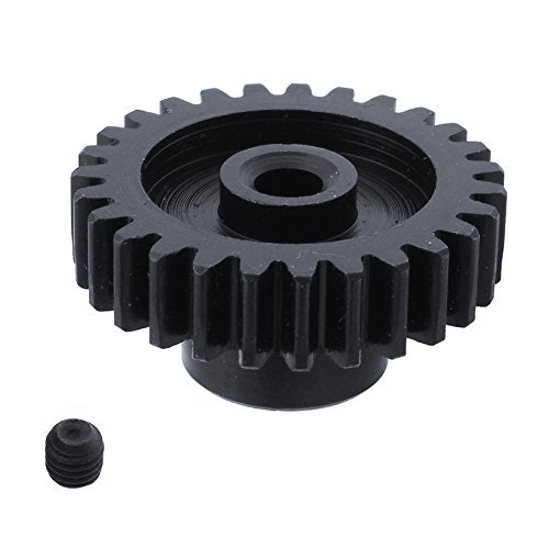 Hobbypark Metal Diff Differential Main Gear 42T & Motor Pinion Gear 27T Set for WLtoys A959-B A969-B A979-B K929-B 1/18 Scale RC Car Upgrade Parts (Black)