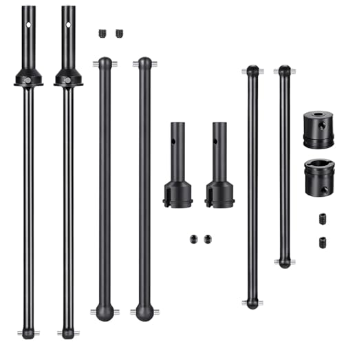 RC Car Drive Shafts for Arrma for Kraton V4 V5 1/8 Buggy RC Car Parts Driveshaft Front Rear Center Universal CVD Dog Bone Diff Cup Transmission Shaft Car Accessories(3 in 1) - size: 3 in 1