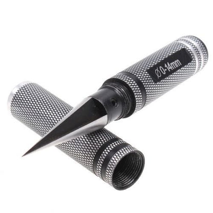 0-14mm Aluminum Alloy Expanding Hole Puncher Opener Reamer Tools with Protective Sleeve & RC Car Work Stand Repair Workstation 360 Degree Rotation Lift with Screws Tray